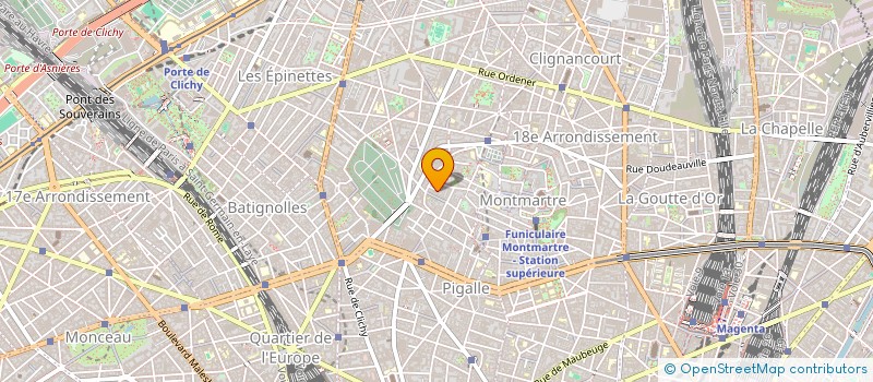 localisation de l'entreprise SCI ANALDI  PARIS