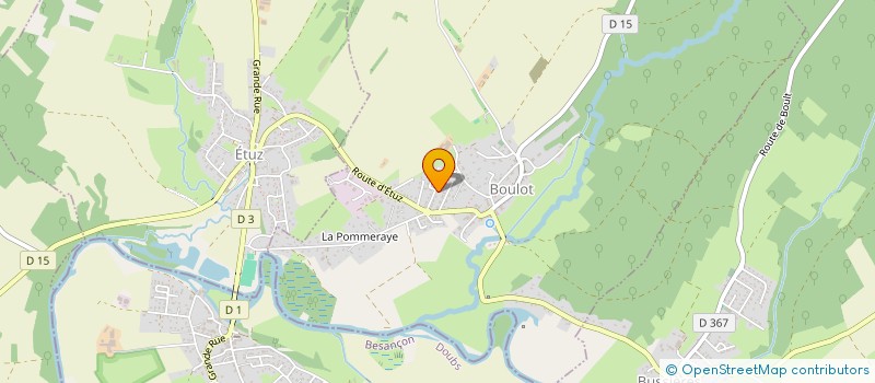 localisation de l'entreprise SCI ANALIPSI  BOULOT