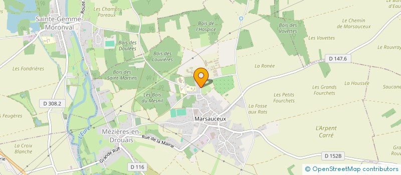 localisation de l'entreprise SCI ANALISE à MEZIERES-EN-DROUAIS