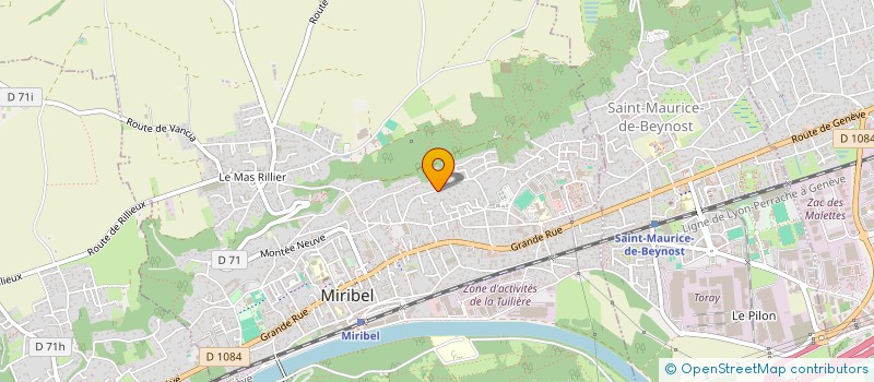 localisation de l'entreprise SCI ANAM à MIRIBEL