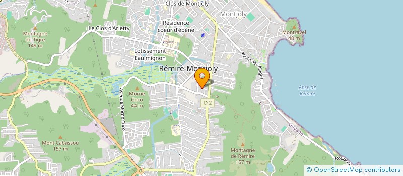 localisation de l'entreprise SCI ANAMA  REMIRE-MONTJOLY