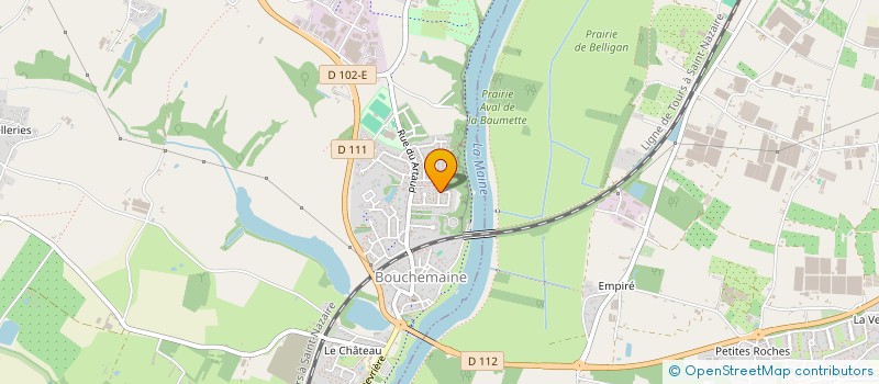 localisation de l'entreprise SCI ANAMAU  BOUCHEMAINE