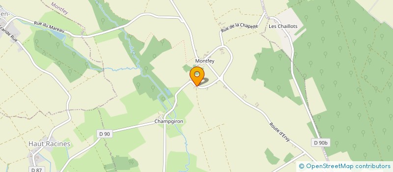 localisation de l'entreprise SCI ANAMEL  MONTFEY