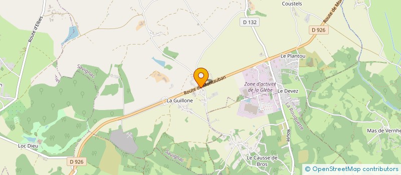 localisation de l'entreprise SCI ANAMELA  SAVIGNAC