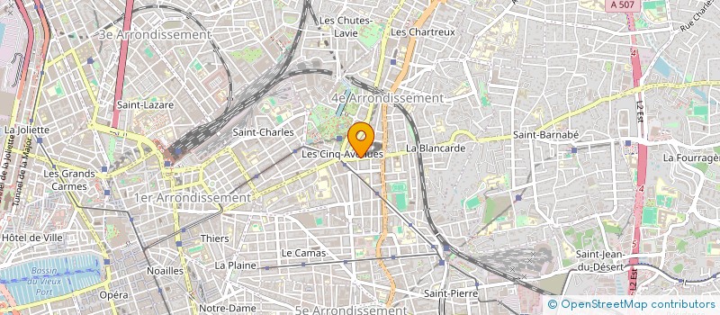 localisation de l'entreprise SCI ANANAHM'S à MARSEILLE