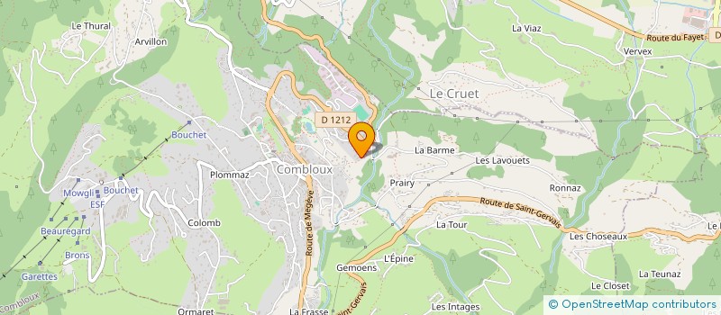 localisation de l'entreprise SCI ANANDA  COMBLOUX