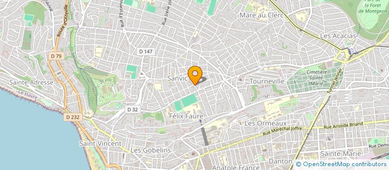 localisation de l'entreprise SCI ANANKEE à LE HAVRE