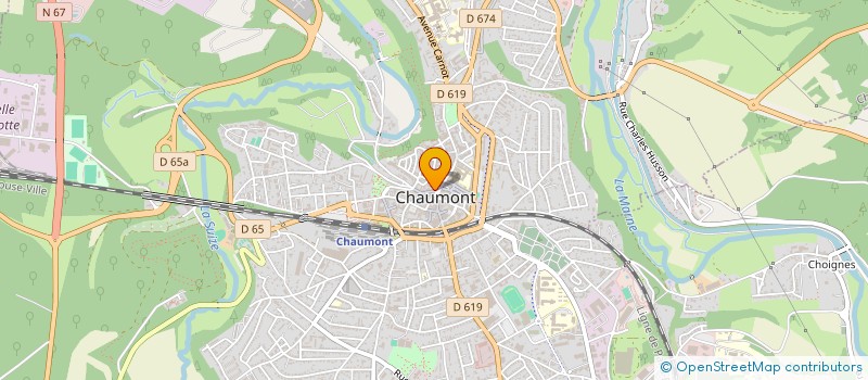 localisation de l'entreprise SCI ANANNI  CHAUMONT