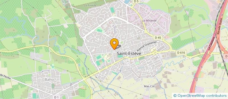 localisation de l'entreprise SCI ANANOE  SAINT-ESTEVE