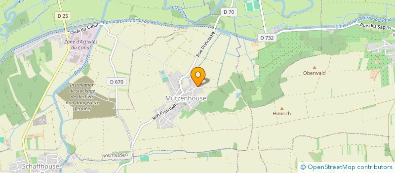 localisation de l'entreprise SCI ANAOCE  MUTZENHOUSE