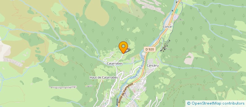 localisation de l'entreprise SCI ANAPEOU  CAUTERETS