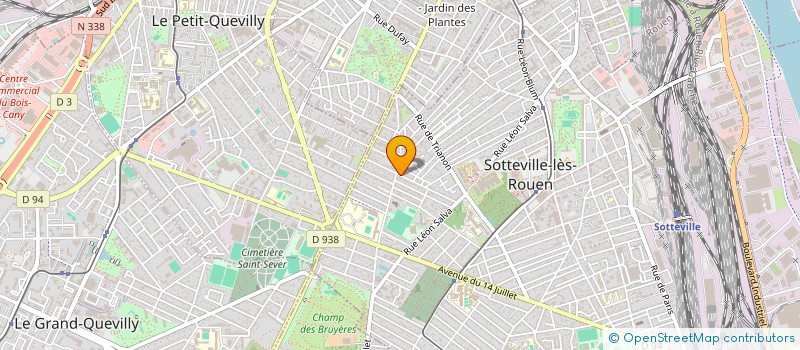 localisation de l'entreprise SCI ANAROM à SOTTEVILLE-LES-ROUEN