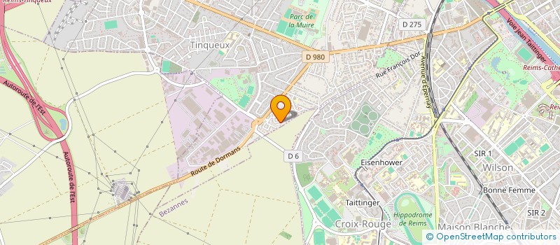 localisation de l'entreprise SCI ANAS  TINQUEUX