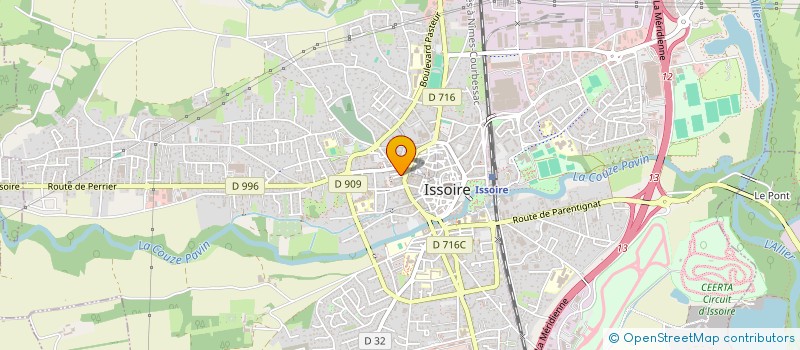 localisation de l'entreprise SCI ANAS  ISSOIRE