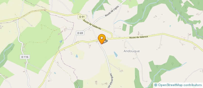 localisation de l'entreprise SCI ANASQUIN  VALDERIES