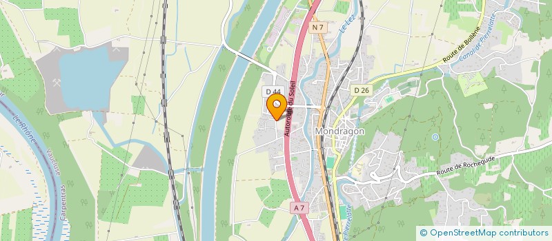 localisation de l'entreprise SCI ANASS  MONDRAGON