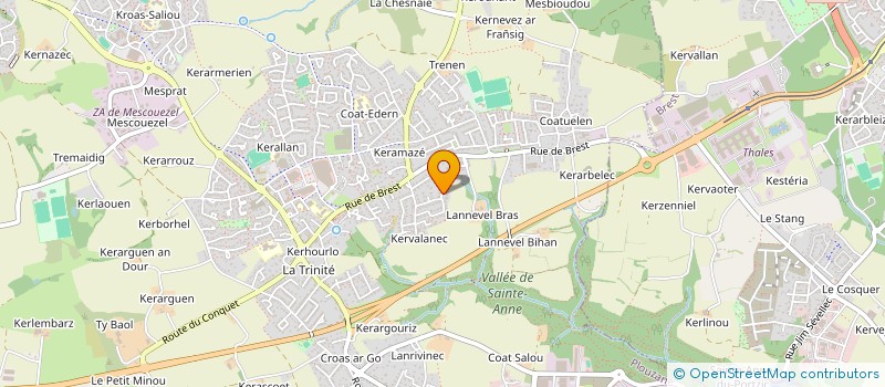 localisation de l'entreprise SCI ANASS  PLOUZANE