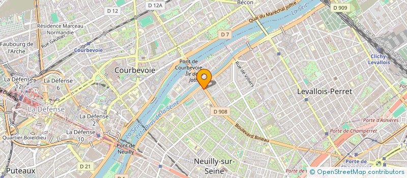 localisation de l'entreprise SCI ANASTASE à NEUILLY-SUR-SEINE