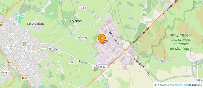 localisation de l'entreprise SCI ANASTASI  MORNANT