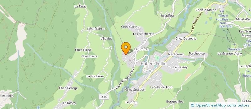 localisation de l'entreprise SCI ANASTASIA  HABERE-LULLIN