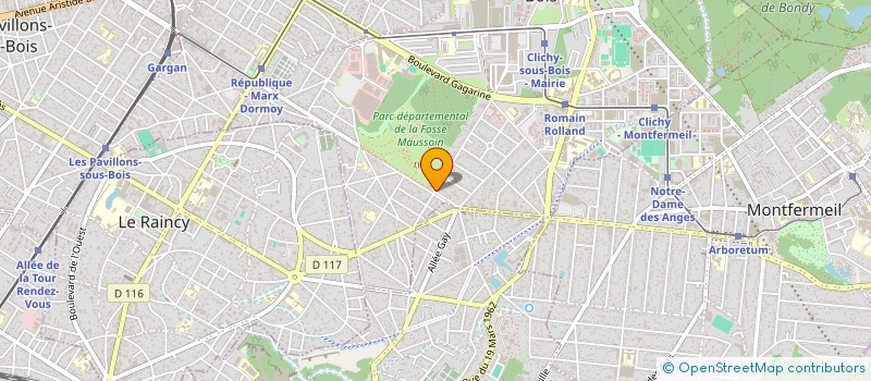 localisation de l'entreprise SCI ANASTASIA à CLICHY-SOUS-BOIS