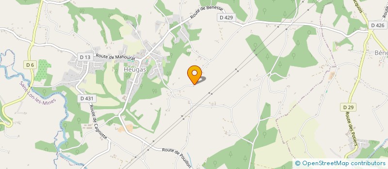 localisation de l'entreprise SCI ANASTASIA  HEUGAS