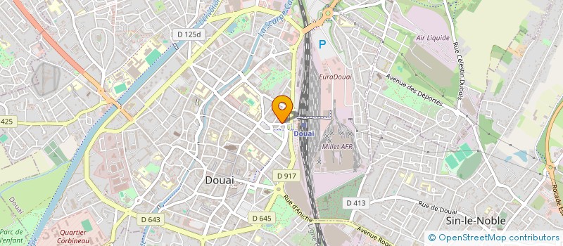 localisation de l'entreprise SCI ANASTASIA à DOUAI