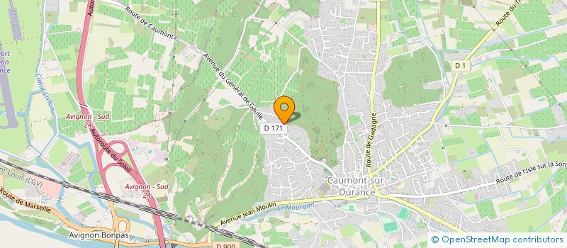 localisation de l'entreprise SCI ANASTASIE  CAUMONT-SUR-DURANCE