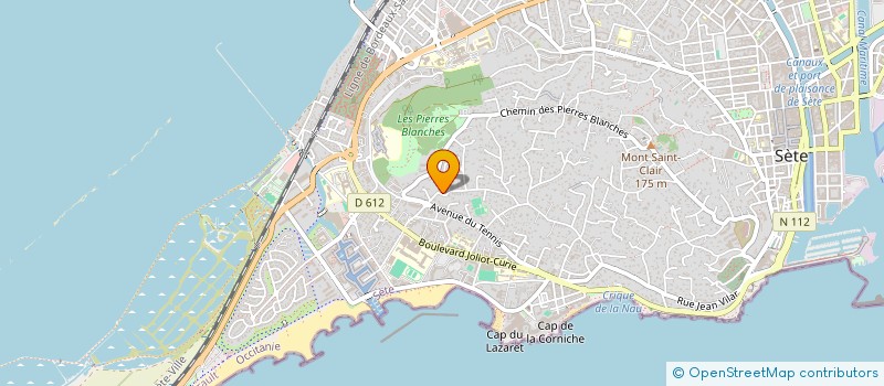 localisation de l'entreprise SCI ANASTASIO  SETE