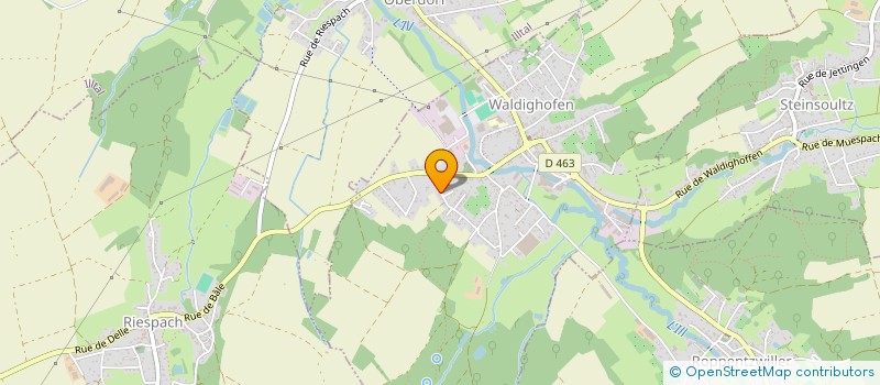 localisation de l'entreprise SCI ANASTE  WALDIGHOFEN