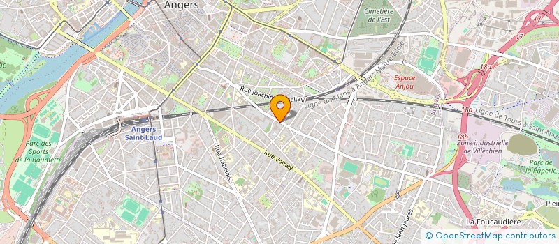localisation de l'entreprise SCI ANATCELOU à ANGERS