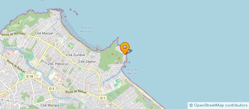 localisation de l'entreprise SCI ANATHALLIS  CAYENNE