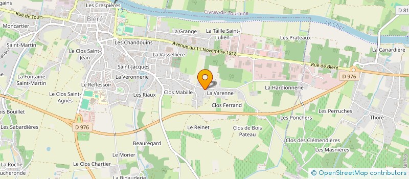 localisation de l'entreprise SCI ANATOL  BLERE