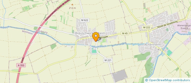 localisation de l'entreprise SCI ANATOLE  BREUSCHWICKERSHEIM