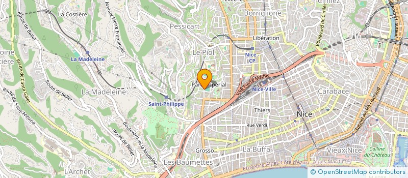 localisation de l'entreprise SCI ANATOLE à NICE