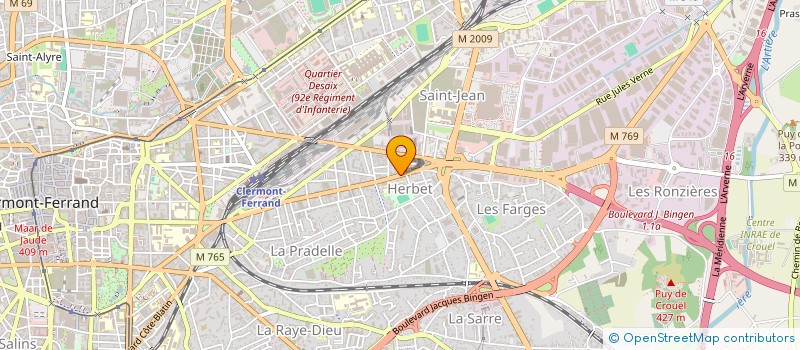 localisation de l'entreprise SCI ANATOLE  CLERMONT-FERRAND