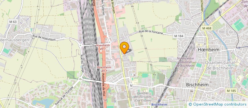 localisation de l'entreprise SCI ANATOLE  HNHEIM