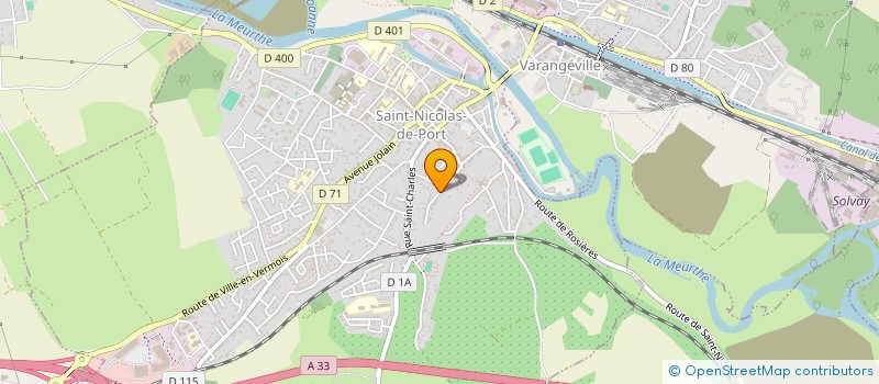 localisation de l'entreprise SCI ANATOLE  SAINT-NICOLAS-DE-PORT