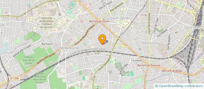 localisation de l'entreprise SCI ANATOLE  TALENCE