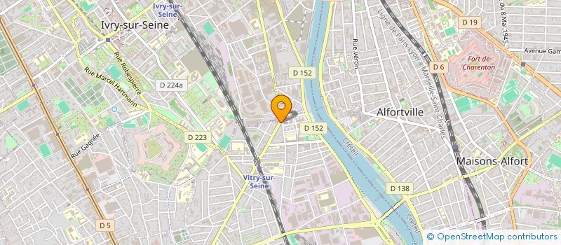 localisation de l'entreprise SCI ANATOLE FRANCE  VITRY-SUR-SEINE