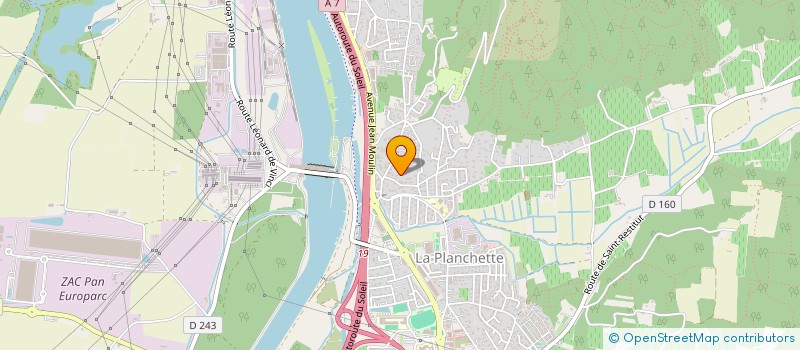 localisation de l'entreprise SCI ANATOLE FRANCE  BOLLENE