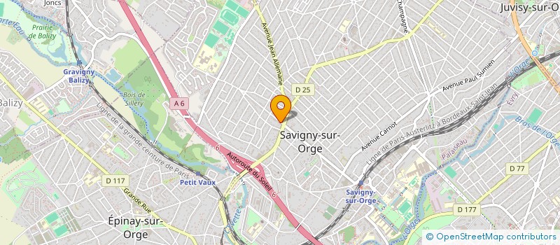 localisation de l'entreprise SCI ANATOLE FRANCE à SAVIGNY-SUR-ORGE