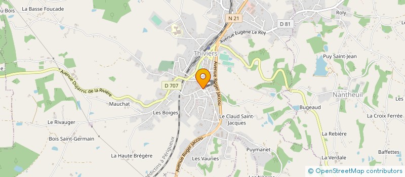 localisation de l'entreprise SCI ANATOLE FRANCE  THIVIERS