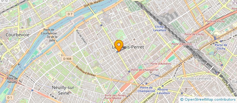 localisation de l'entreprise SCI ANATOLE FRANCE à LEVALLOIS-PERRET