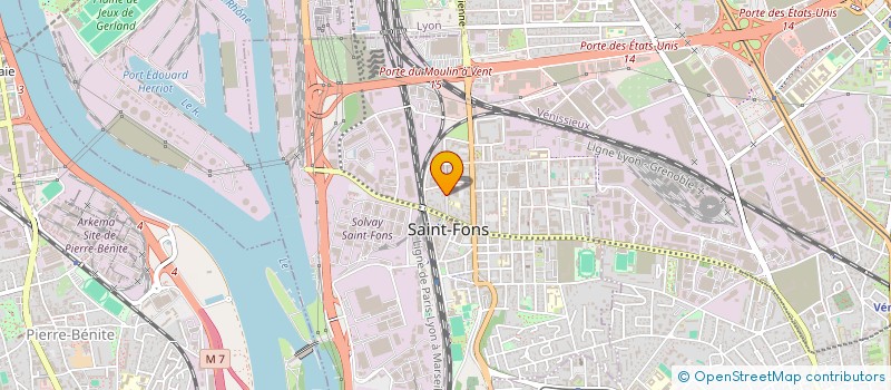 localisation de l'entreprise SCI ANATOLE FRANCE  VENISSIEUX