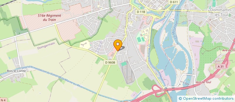 localisation de l'entreprise SCI ANATOLIA  TOUL