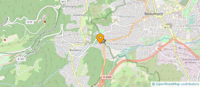 localisation de l'entreprise SCI ANATOM  CEYRAT