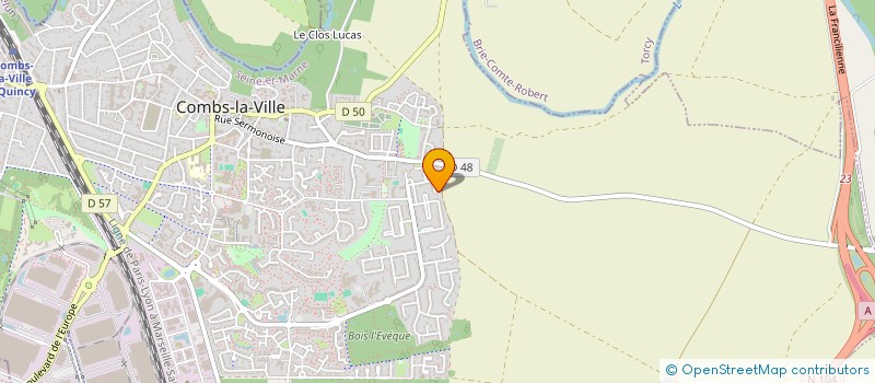 localisation de l'entreprise SCI ANATOTH  COMBS-LA-VILLE