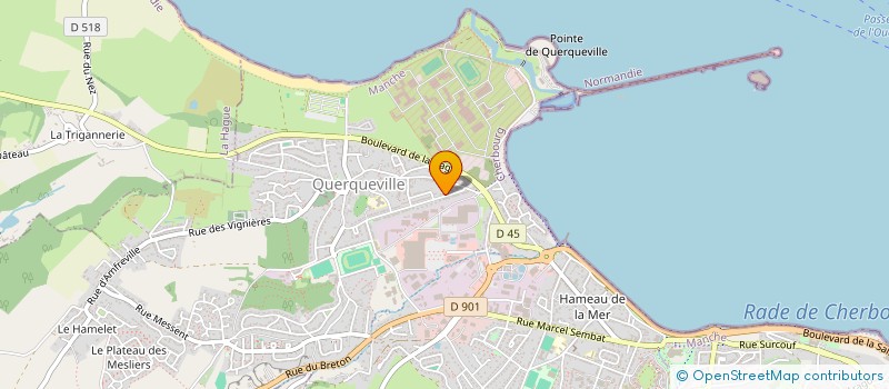 localisation de l'entreprise SCI ANAUDA à CHERBOURG-EN-COTENTIN