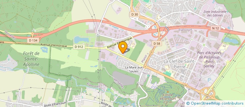 localisation de l'entreprise SCI ANAUDY  PLAISIR